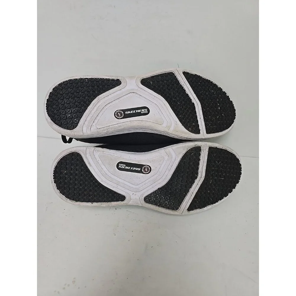 Skechers Women's Aluminum Toe SP Slip Resistant Work Shoes 99996595 Black 9.5M - Picture 8 of 8
